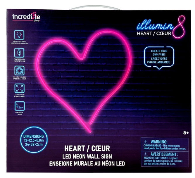 LED Neon Wall Sign: Heart – Ali Cat Toys